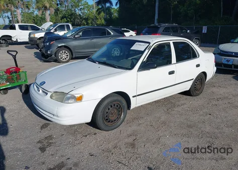 2000 Toyota Corolla Ce from USA, damaged, VIN 1NXBR12E0YZ318732
